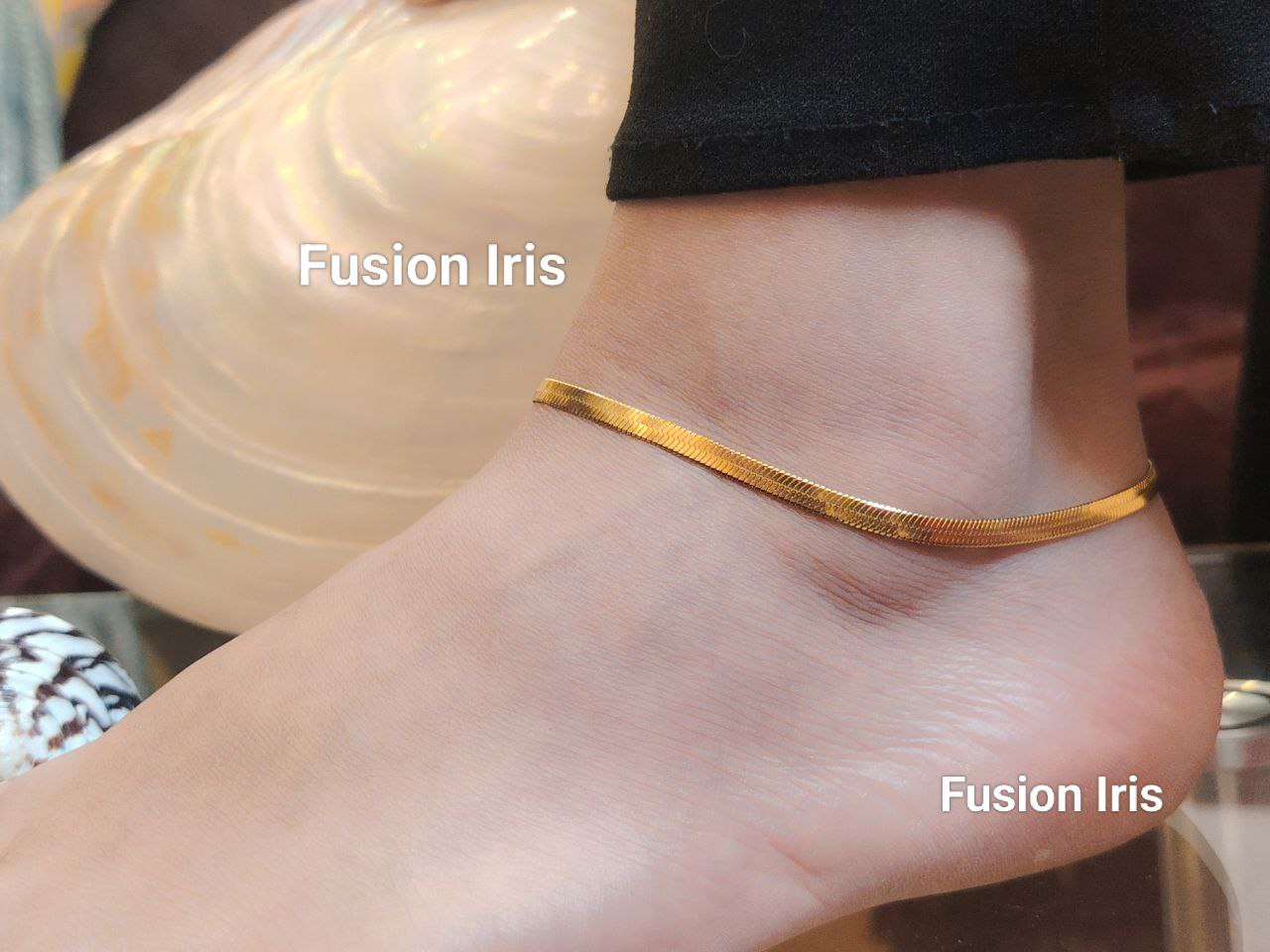 Anklet Stainless steel Golden Anklet