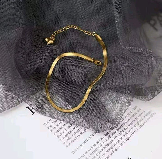 Anklet Stainless steel Golden Anklet
