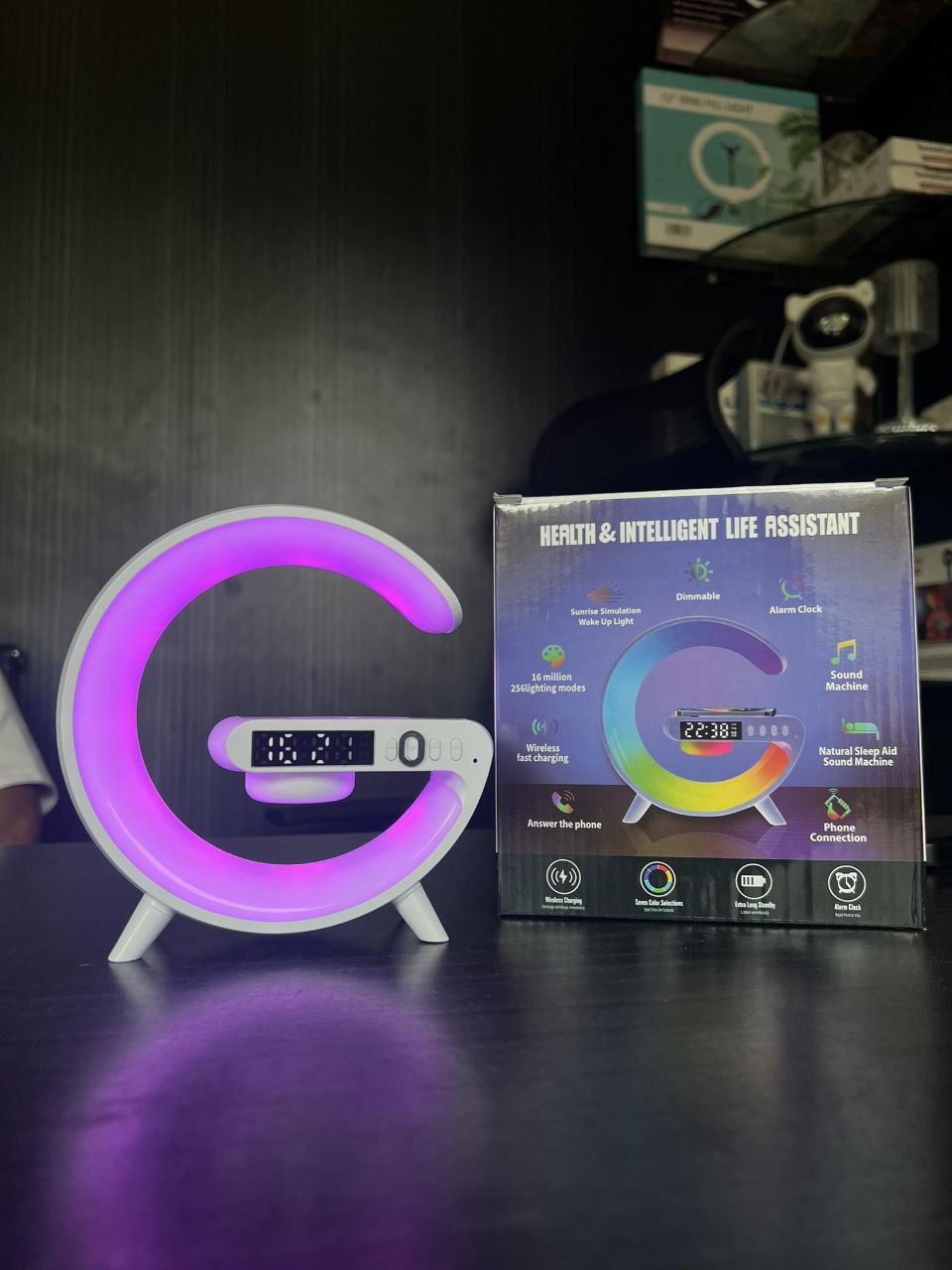 G Shape RGB clock