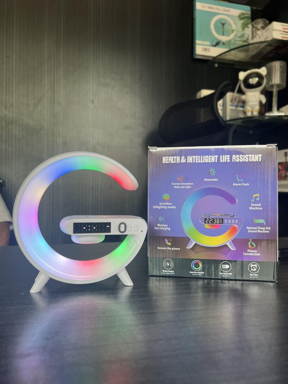 G Shape RGB clock