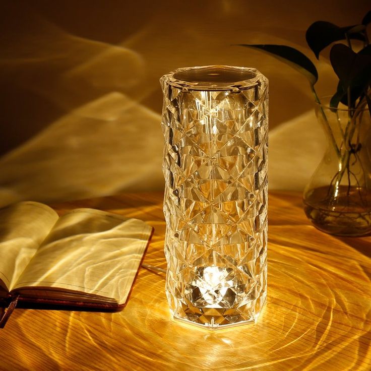 Crystal Table Lamp 16 Colors