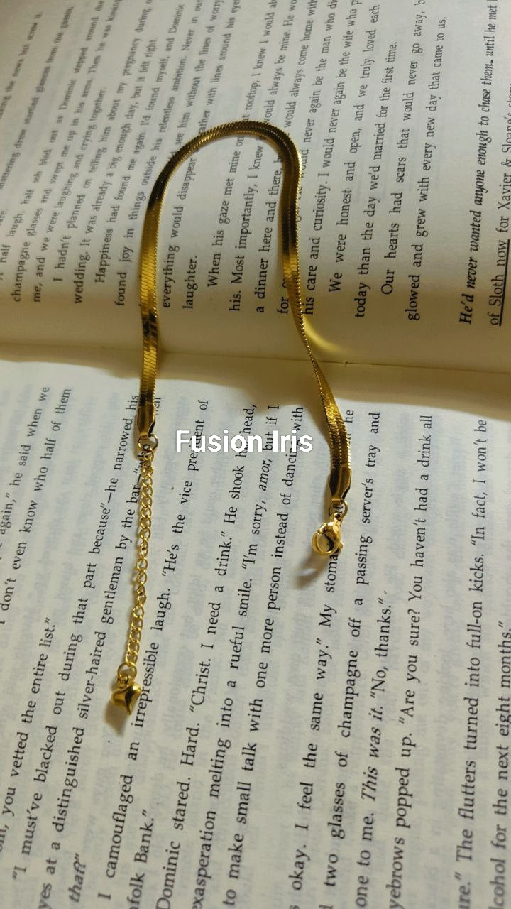 Anklet Stainless steel Golden Anklet